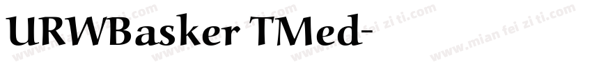 URWBasker TMed字体转换